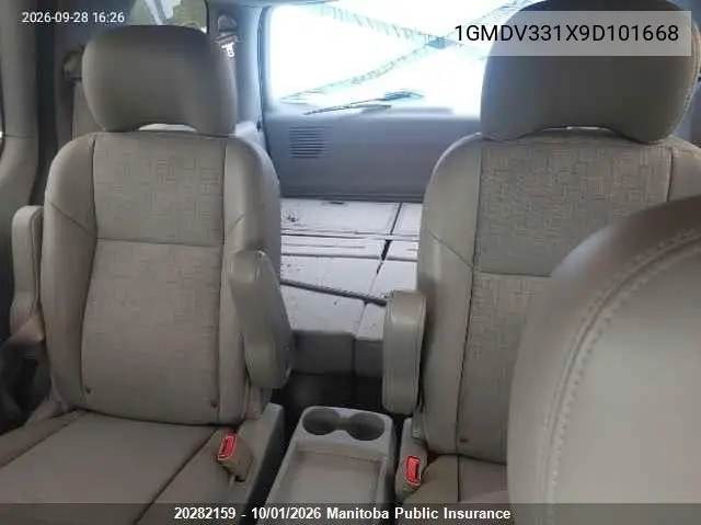 2009 PONTIAC MONTANA VIN 1GMDV331X9D101668 — фото 8