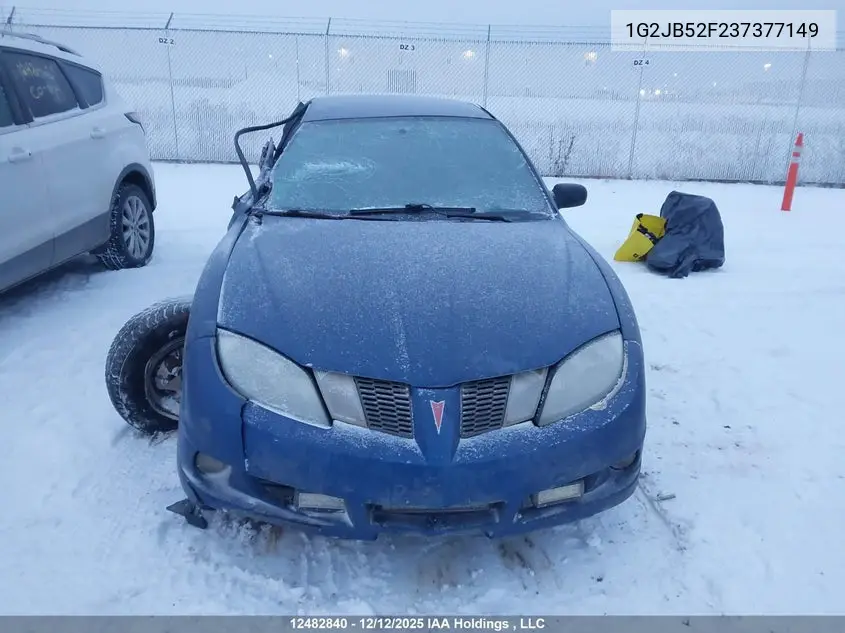 2003 PONTIAC SUNFIRE VIN 1G2JB52F237377149 — фото 12
