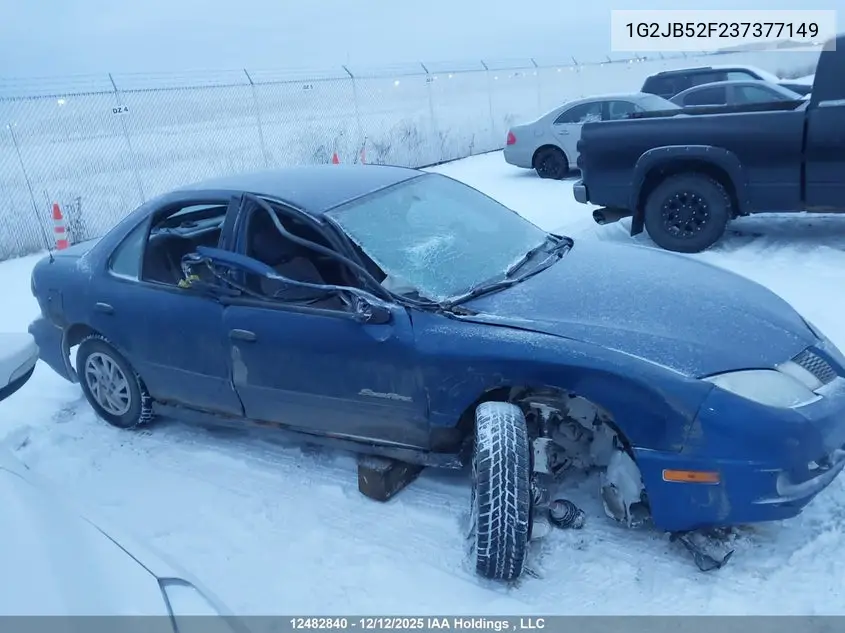 2003 PONTIAC SUNFIRE VIN 1G2JB52F237377149 — фото 13