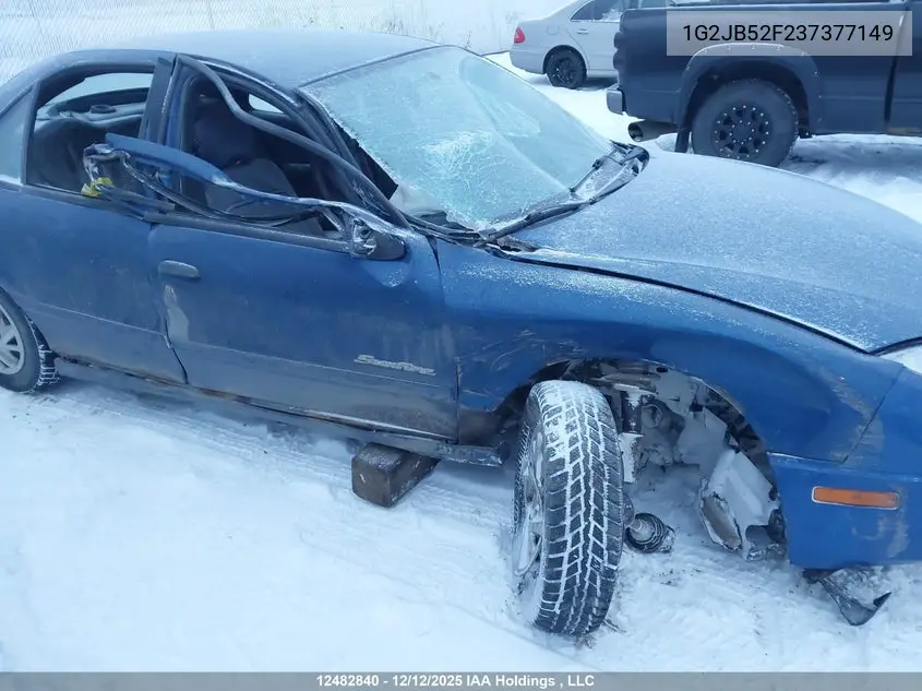 2003 PONTIAC SUNFIRE VIN 1G2JB52F237377149 — фото 6