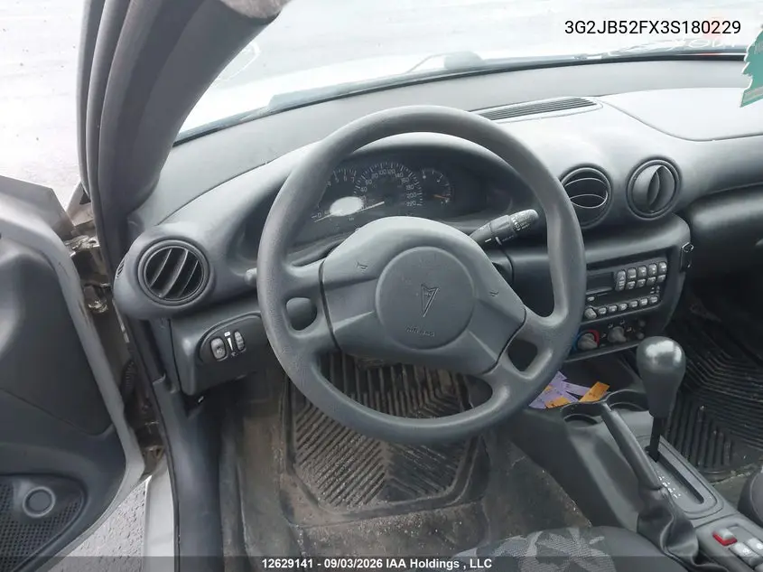 2003 PONTIAC SUNFIRE VIN 3G2JB52FX3S180229 — фото 20