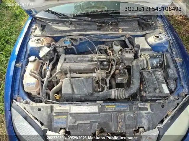 2004 PONTIAC SUNFIRE VIN 3G2JB12F54S108493 — фото 10