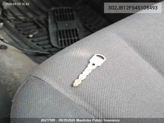 2004 PONTIAC SUNFIRE VIN 3G2JB12F54S108493 — фото 11