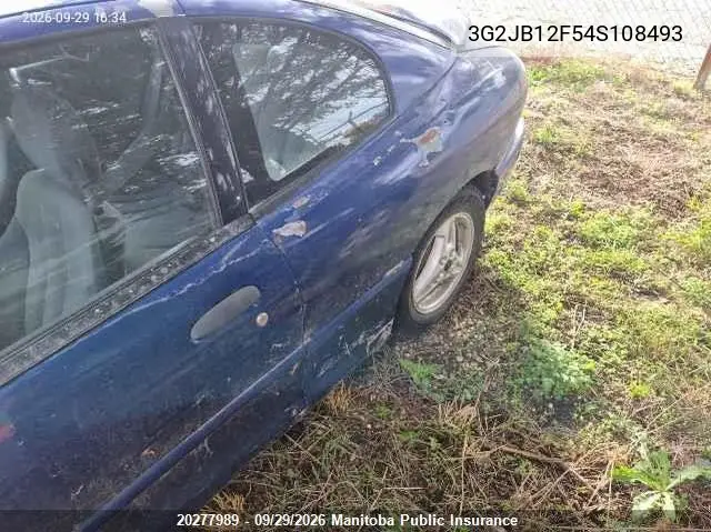 2004 PONTIAC SUNFIRE VIN 3G2JB12F54S108493 — фото 6