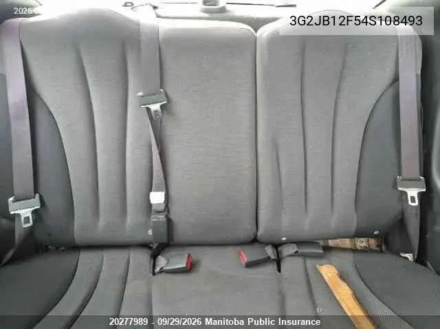 2004 PONTIAC SUNFIRE VIN 3G2JB12F54S108493 — фото 8