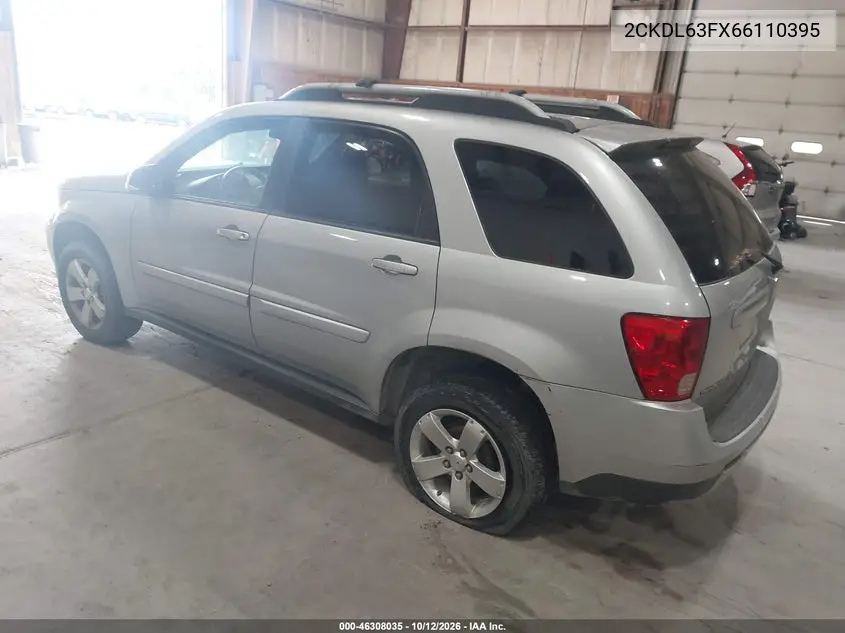 2006 PONTIAC TORRENT VIN 2CKDL63FX66110395 — фото 3