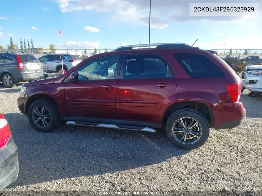 2008 PONTIAC TORRENT VIN 2CKDL43F286323929 — фото 15