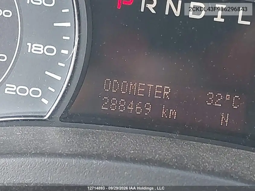 2008 PONTIAC TORRENT VIN 2CKDL43F986296843 — фото 16
