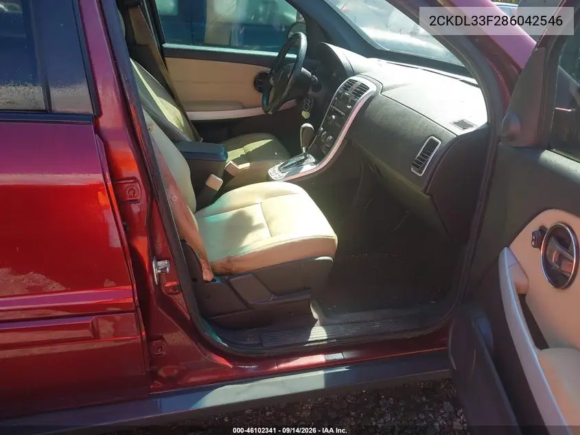 2008 PONTIAC TORRENT VIN 2CKDL33F286042546 — фото 5