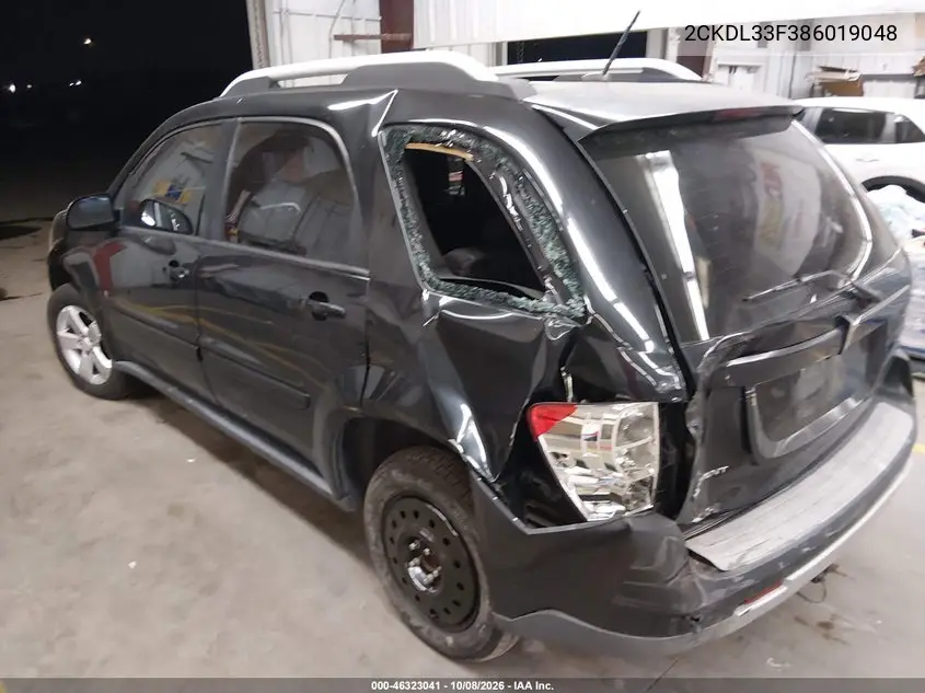 2008 PONTIAC TORRENT VIN 2CKDL33F386019048 — фото 3