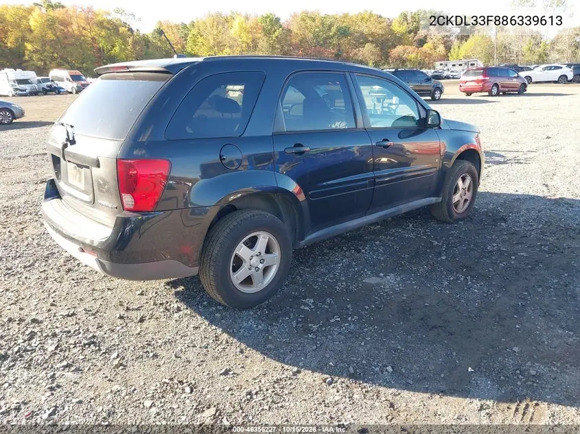 2008 PONTIAC TORRENT VIN 2CKDL33F886339613 — фото 4