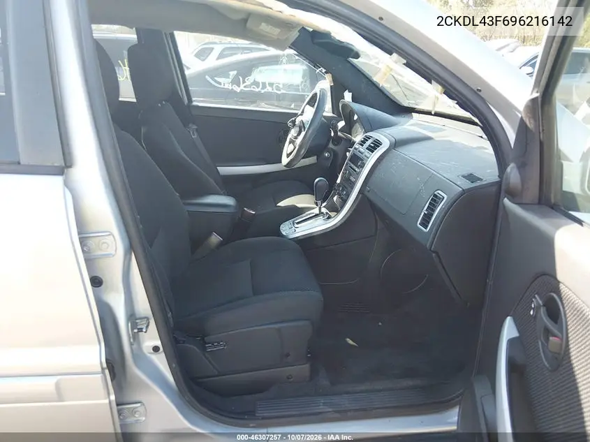 2009 PONTIAC TORRENT VIN 2CKDL43F696216142 — фото 5