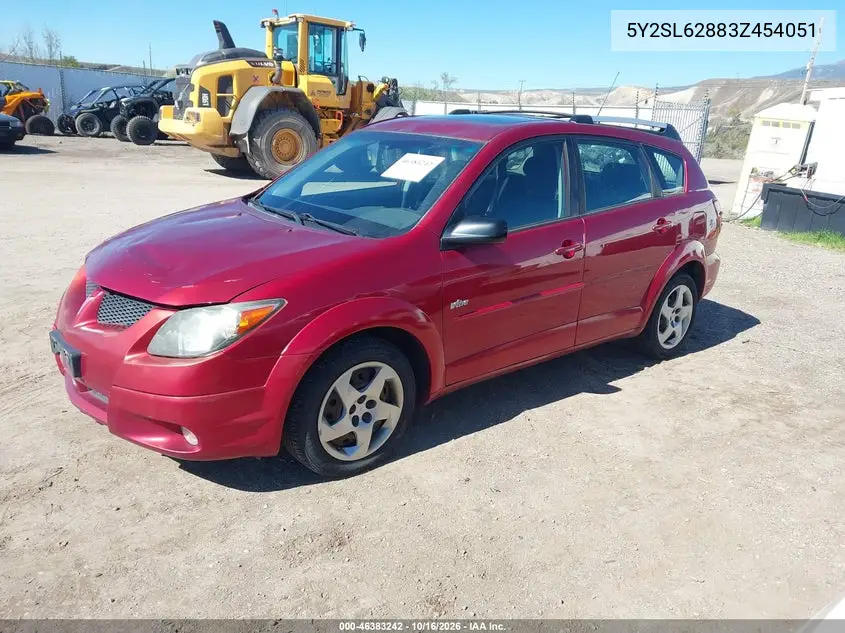 2003 PONTIAC VIBE VIN 5Y2SL62883Z454051 — фото 2