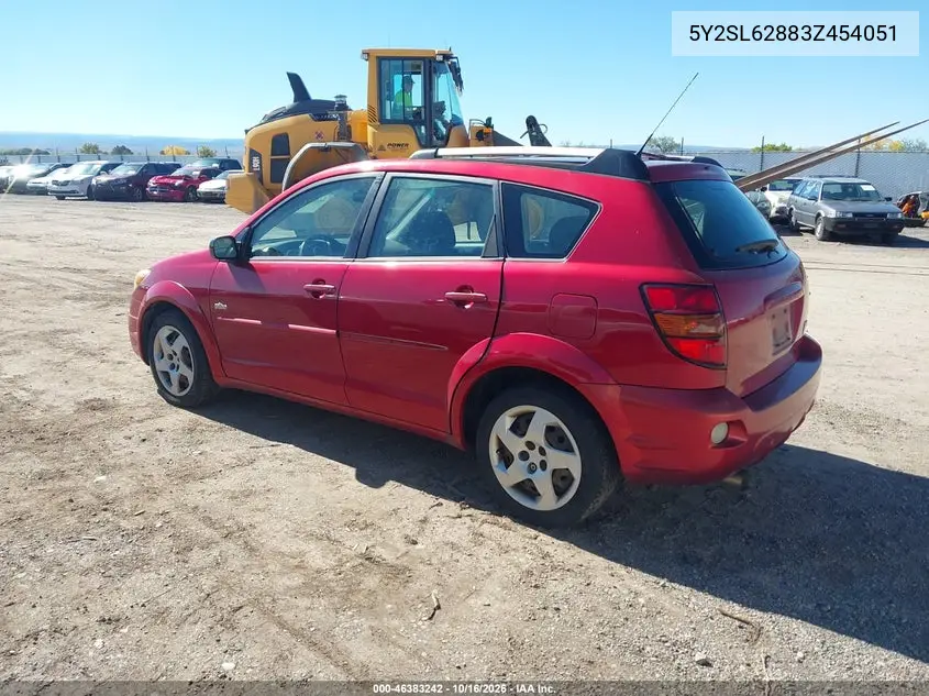 2003 PONTIAC VIBE VIN 5Y2SL62883Z454051 — фото 3