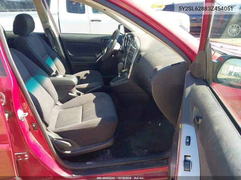 2003 PONTIAC VIBE VIN 5Y2SL62883Z454051 — фото 5