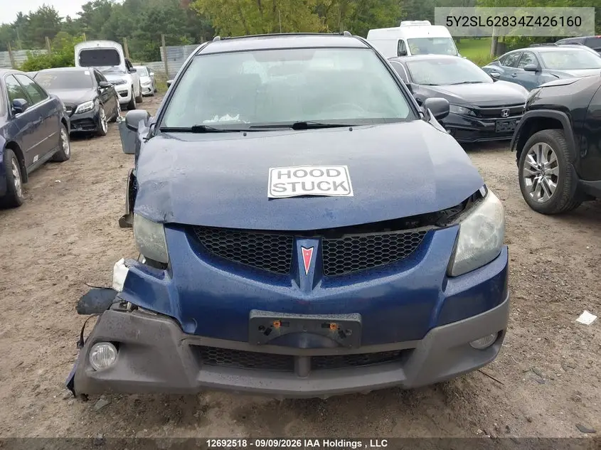 2004 PONTIAC VIBE VIN 5Y2SL62834Z426160 — фото 10