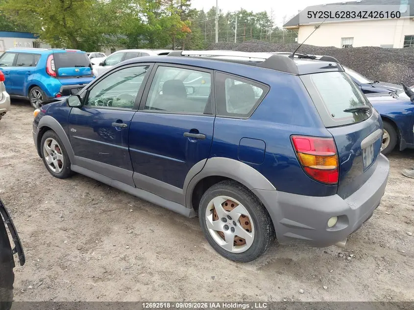 2004 PONTIAC VIBE VIN 5Y2SL62834Z426160 — фото 15