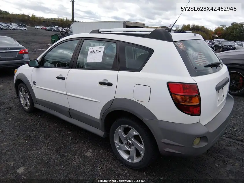 2004 PONTIAC VIBE VIN 5Y2SL628X4Z462945 — фото 3