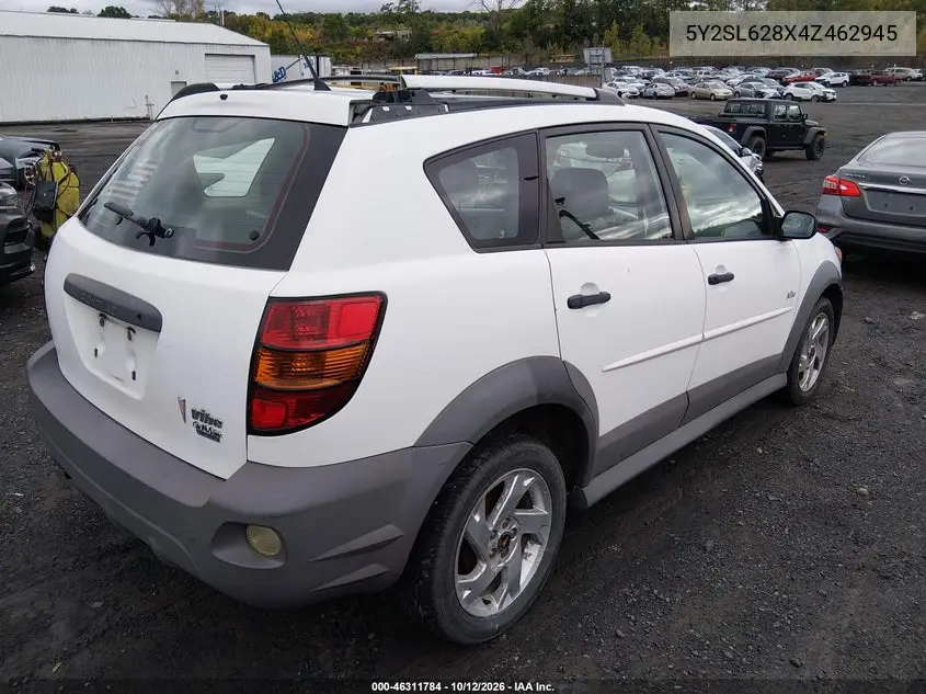 2004 PONTIAC VIBE VIN 5Y2SL628X4Z462945 — фото 4