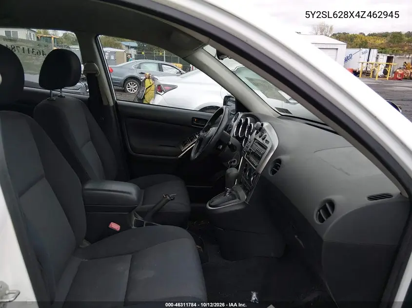2004 PONTIAC VIBE VIN 5Y2SL628X4Z462945 — фото 5