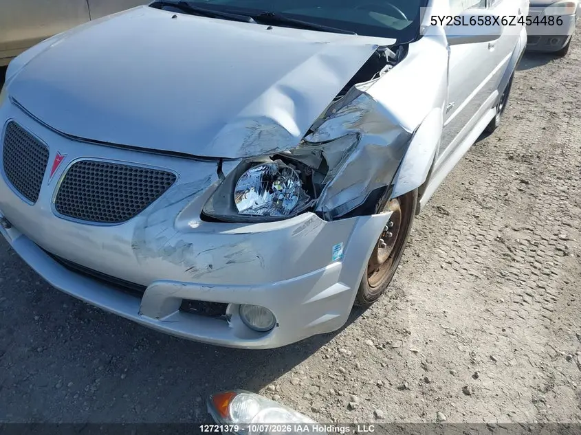 2006 PONTIAC VIBE VIN 5Y2SL658X6Z454486 — фото 6