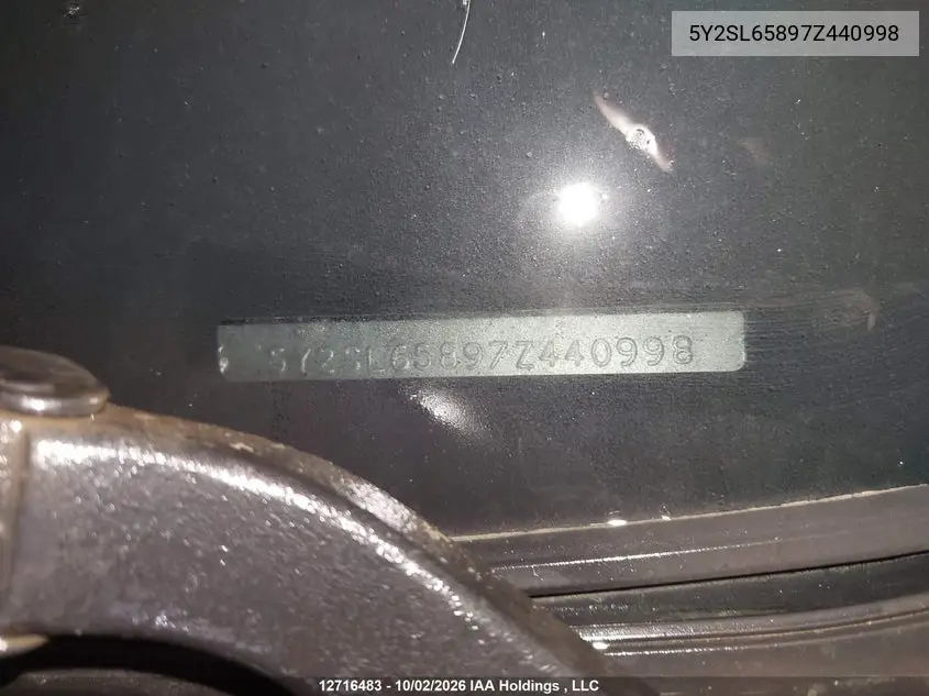 2007 PONTIAC VIBE VIN 5Y2SL65897Z440998 — фото 19