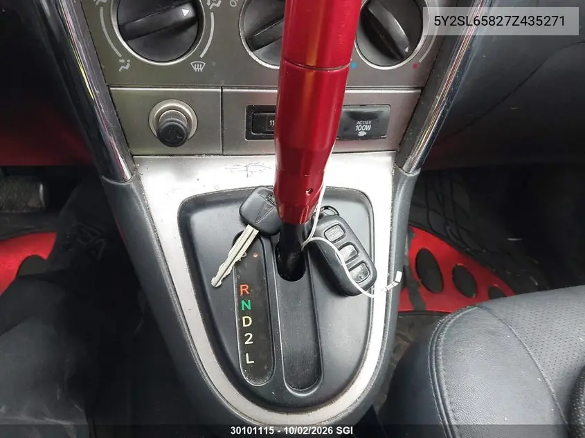 2007 PONTIAC VIBE VIN 5Y2SL65827Z435271 — фото 11