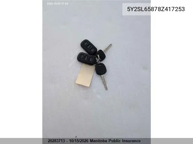 2008 PONTIAC VIBE VIN 5Y2SL65878Z417253 — фото 10