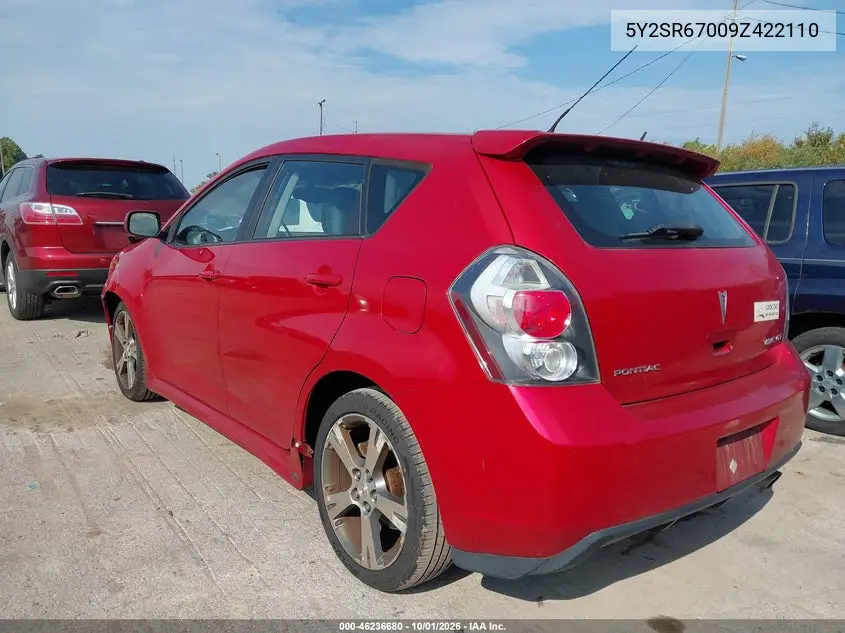 2009 PONTIAC VIBE VIN 5Y2SR67009Z422110 — фото 3