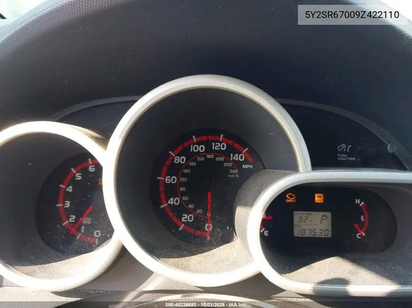2009 PONTIAC VIBE VIN 5Y2SR67009Z422110 — фото 7