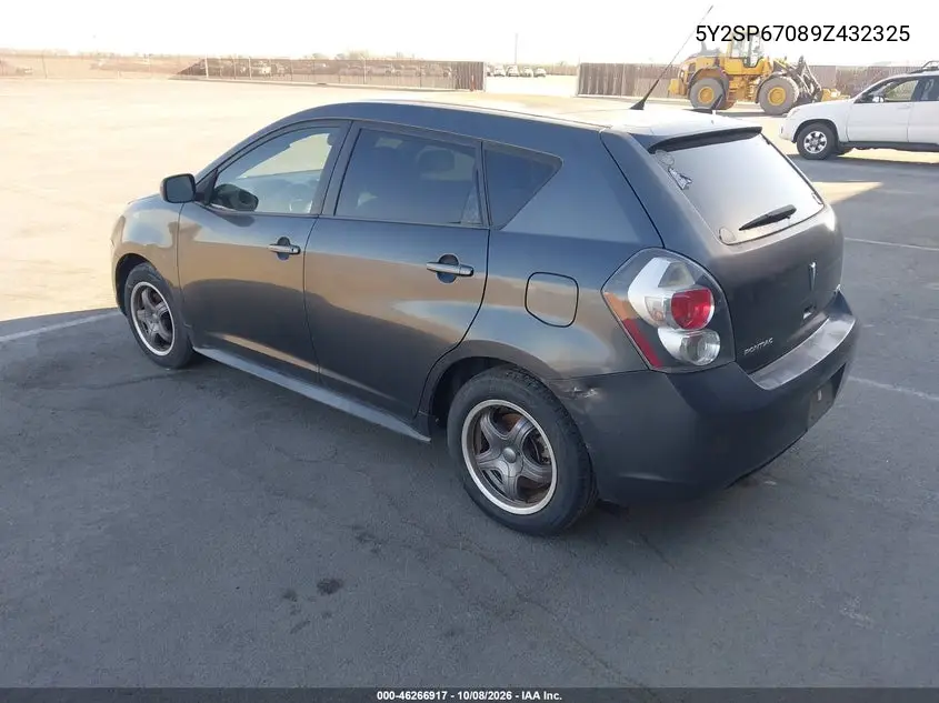 2009 PONTIAC VIBE VIN 5Y2SP67089Z432325 — фото 3