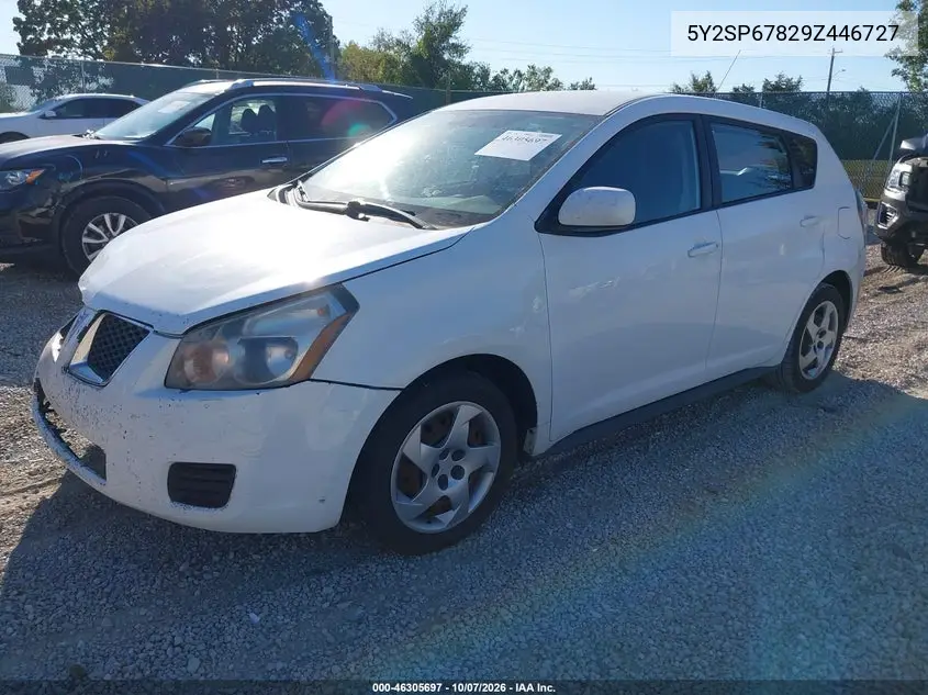 2009 PONTIAC VIBE VIN 5Y2SP67829Z446727 — фото 3