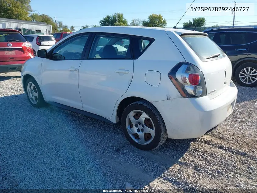 PONTIAC VIBE 2009, VIN 5Y2SP67829Z446727