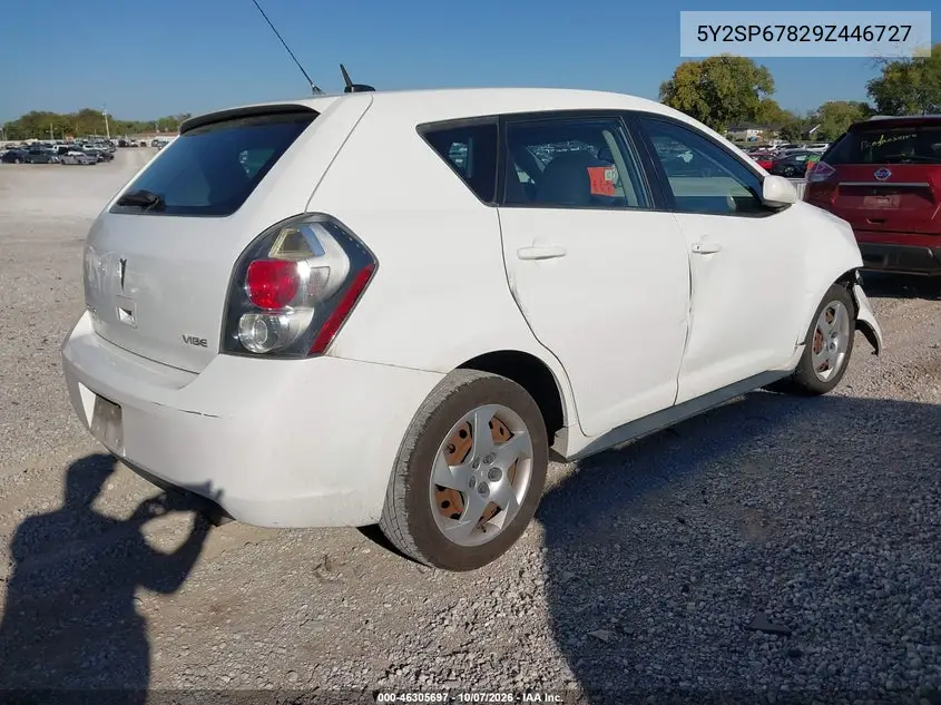 2009 PONTIAC VIBE VIN 5Y2SP67829Z446727 — фото 4