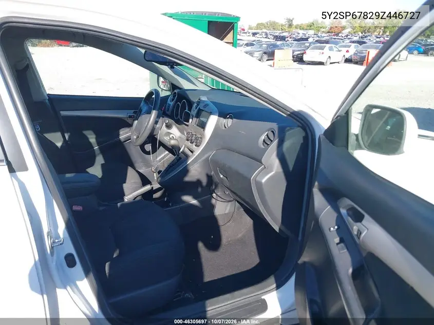 2009 PONTIAC VIBE VIN 5Y2SP67829Z446727 — фото 5