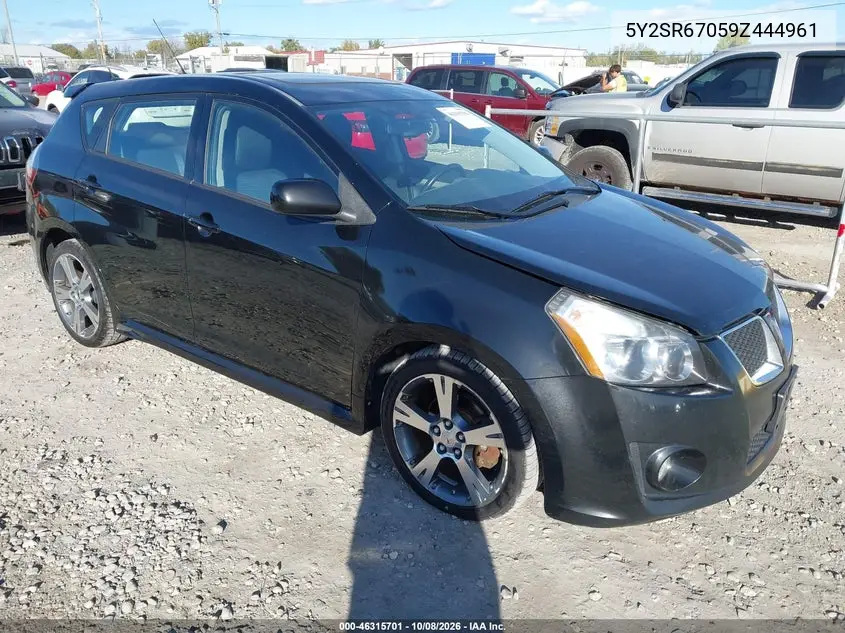 PONTIAC VIBE 2009, VIN 5Y2SR67059Z444961