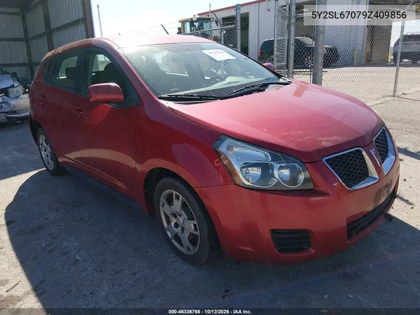 PONTIAC VIBE 2009, VIN 5Y2SL67079Z409856