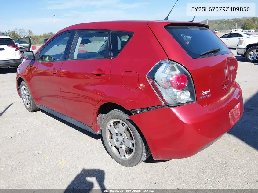 2009 PONTIAC VIBE VIN 5Y2SL67079Z409856 — фото 3