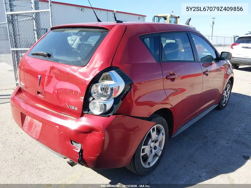 2009 PONTIAC VIBE VIN 5Y2SL67079Z409856 — фото 4
