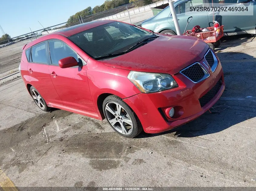 PONTIAC VIBE 2009, VIN 5Y2SR67029Z469364