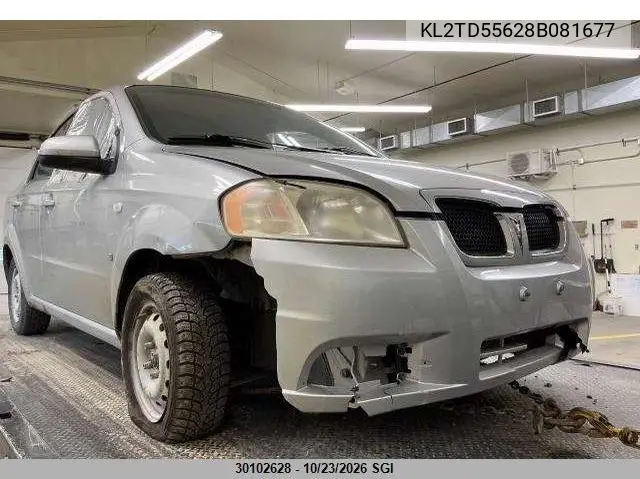 PONTIAC WAVE 2008, VIN KL2TD55628B081677
