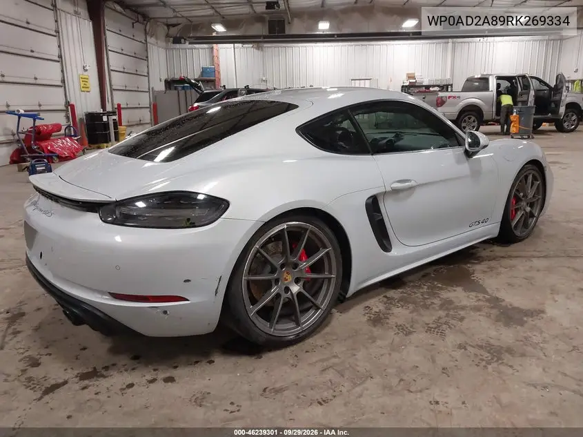 2024 PORSCHE N/A VIN WP0AD2A89RK269334 — фото 4