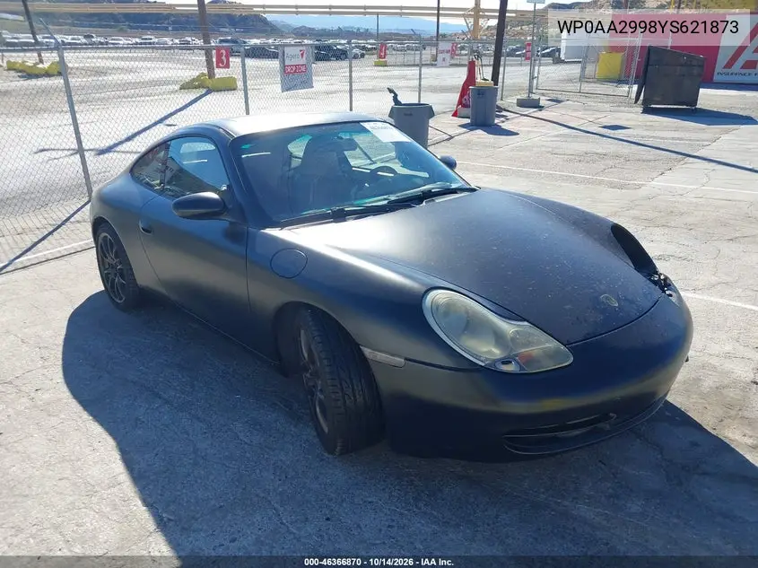 PORSCHE 911 2000, VIN WP0AA2998YS621873
