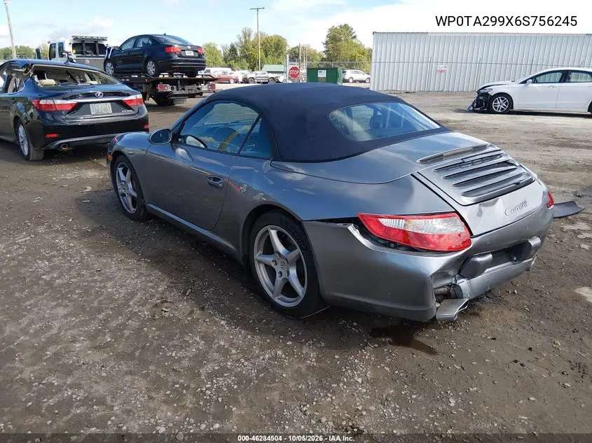 2006 PORSCHE 911 VIN WP0TA299X6S756245 — фото 3