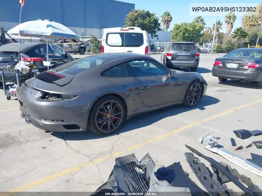 2017 PORSCHE 911 VIN WP0AB2A95HS123302 — фото 4