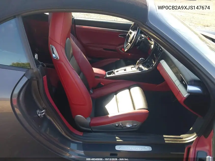 2018 PORSCHE 911 VIN WP0CB2A9XJS147674 — фото 5