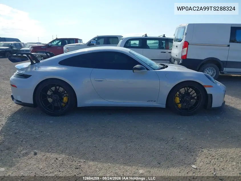 2026 PORSCHE 911 VIN WP0AC2A99TS288324 — фото 14