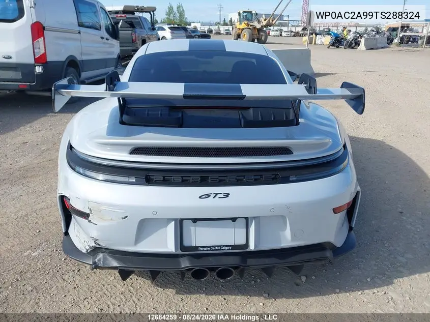 2026 PORSCHE 911 VIN WP0AC2A99TS288324 — фото 17