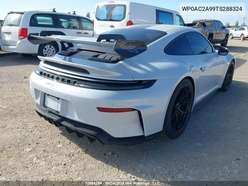 2026 PORSCHE 911 VIN WP0AC2A99TS288324 — фото 4