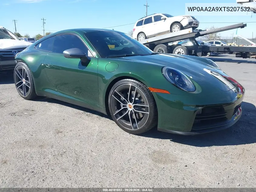 PORSCHE 911 2026, VIN WP0AA2A9XTS207532